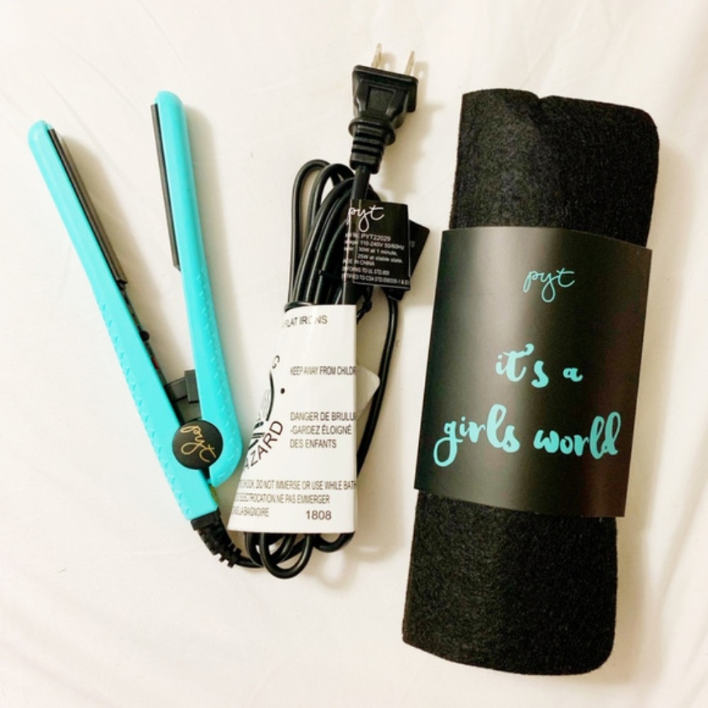 PYT Mini Hair Straightener Flat Iron - Brand New